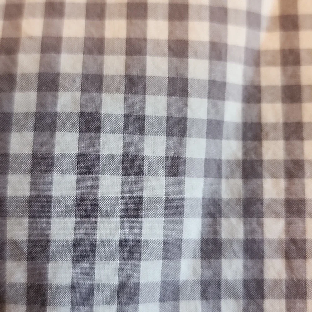Untuckit 3X Large Gray And White Button Down LS Button Down Dress‎ Shirt